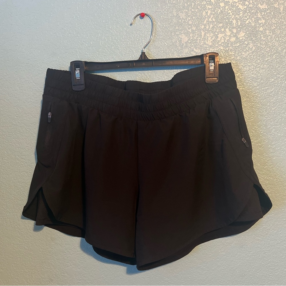 Running/gym shorts double lined with pockets & elastic waist